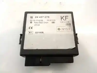 Peça sobressalente para automóvel em segunda mão centralina de motor uce por opel zafira a elegance referências oem iam 24437076