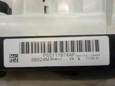 Pièce détachée automobile d'occasion commande de chauffage / climatisation pour dodge caliber 2.0 16v crd cat références oem iam p55111874af  