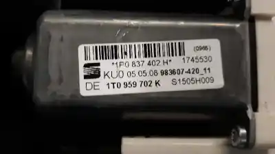 Second-hand car spare part rear right window regulator for toyota yaris (ksp9/scp9/nlp9) 1.4 turbodiesel cat oem iam references 698300d120  