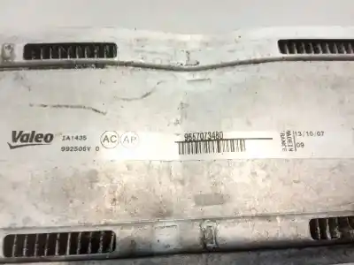 Peça sobressalente para automóvel em segunda mão intercooler por peugeot 407 premium referências oem iam 0384k8  9657073480