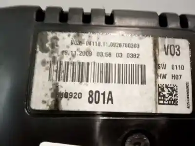 Peça sobressalente para automóvel em segunda mão quadrante por seat ibiza sc (6j1) reference referências oem iam 6j0920801a 04118110920700303 a2c53349080