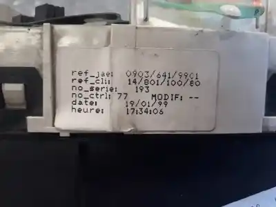 Peça sobressalente para automóvel em segunda mão quadrante por citroen jumpy 1.9 turbodiesel referências oem iam 1480110080  09036419901