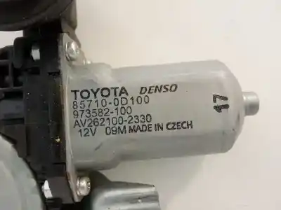 Автозапчасти б/у регулятор стекла переднего правого за toyota yaris (ksp9/scp9/nlp9) 1.4 turbodiesel cat ссылки oem iam 857100d100  973582100
