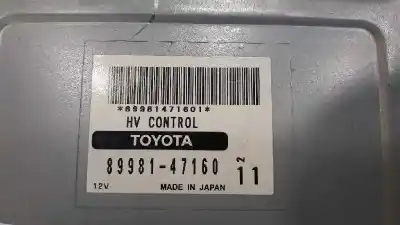 Автозапчастина б/у ебу контролер двигуна для toyota prius (nhw20) 1.5 cat посилання на oem iam 8998147160  