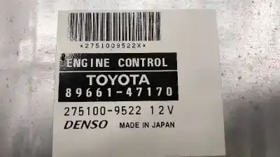 Автозапчастина б/у ебу контролер двигуна для toyota prius (nhw20) 1.5 cat посилання на oem iam 8966147170  2751009522