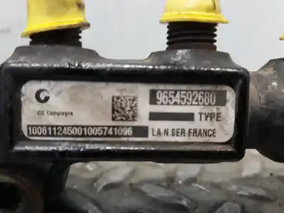 Pezzo di ricambio per auto di seconda mano rampa iniettori per citroen c3 (s desde 09/2009) 1.4 hdi riferimenti oem iam 9654592680  