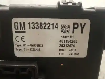 Second-hand car spare part fuse box unit for opel corsa d essentia oem iam references 13382214  