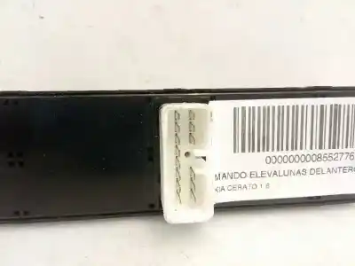 Peça sobressalente para automóvel em segunda mão botão / interruptor elevador vidro dianteiro esquerdo por kia cerato 1.6 referências oem iam   