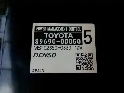 Автозапчасти б/у блок управления двигателем за toyota yaris (ksp9/scp9/nlp9) 1.4 turbodiesel cat ссылки oem iam 896900d050  mb1028500830