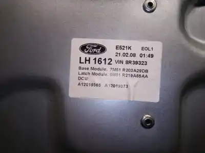 Second-hand car spare part driver left window regulator for ford c-max (cb3) 2.0 tdci cat oem iam references 7m5t14b533ac 942411102 5wk11582e