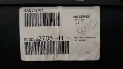 Peça sobressalente para automóvel em segunda mão quadrante por renault clio iii emotion referências oem iam 8201060289  8200582705h