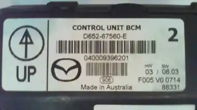Second-hand car spare part ecu engine control for mazda 2 lim. (de) 1.4 diesel cat oem iam references   040009396201