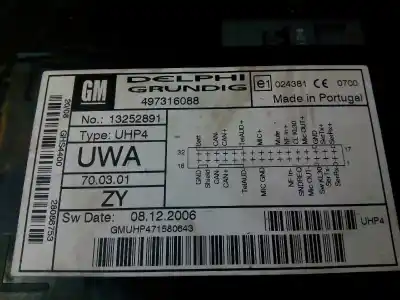 Second-hand car spare part ecu engine control for opel corsa d enjoy oem iam references 497316088  13252891