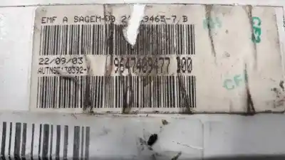 Second-hand car spare part multifunction display for citroen c3 1.4 oem iam references 9647409477 216694657b ns5130392y