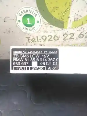 Peça sobressalente para automóvel em segunda mão centralina de motor uce por bmw serie 3 compact (e46) 2.0 16v diesel cat referências oem iam 6914367 402640ab 689667