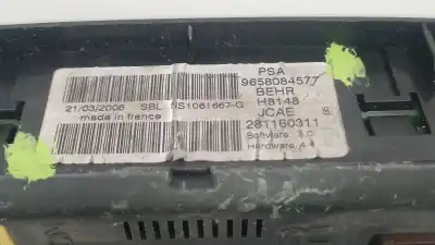 Second-hand car spare part climate control for citroen c4 coupe vtr oem iam references 9658084577 281160311 ns1061667g