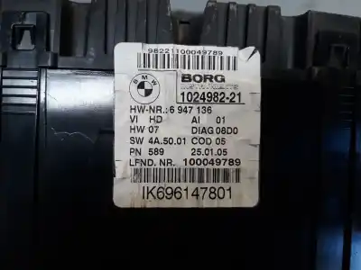Peça sobressalente para automóvel em segunda mão quadrante por bmw serie 1 berlina (e81/e87) 118d referências oem iam 102498221 100049789 6947136