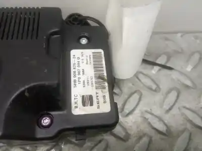 Peça sobressalente para automóvel em segunda mão comando de sofagem (chauffage / ar condicionado) por seat leon (1p1) 1.9 tdi referências oem iam 1p0907044d  5hb00887624