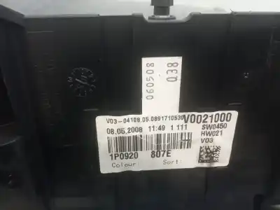 Peça sobressalente para automóvel em segunda mão quadrante por seat leon (1p1) 1.9 tdi referências oem iam 1p0920807e  110080368015