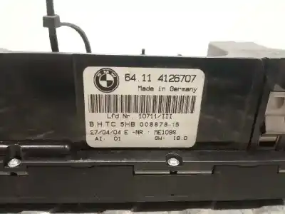 Peça sobressalente para automóvel em segunda mão comando de sofagem (chauffage / ar condicionado) por bmw serie 3 compact (e46) 320td referências oem iam 64114126707  