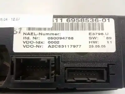 Second-hand car spare part climate control for bmw serie 1 berlina (e81/e87) 118d oem iam references 695853601  a2c53117977