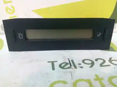 Peça sobressalente para automóvel em segunda mão display gps / multimídia por citroen c3 1.4 hdi exclusive referências oem iam 9647409477b00