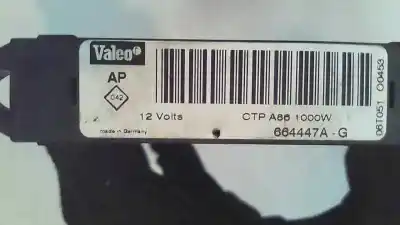 Peça sobressalente para automóvel em segunda mão resistência sofagem chauffage por citroen c2 furio referências oem iam 664447ag  