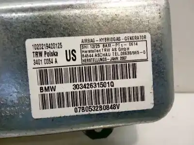 Second-hand car spare part front left side airbag for bmw x3 (e83) 2.0i oem iam references 72123448715 1020264940021 30342631501q