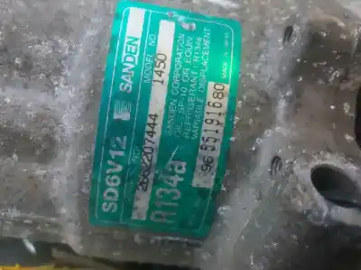 Peça sobressalente para automóvel em segunda mão compressor de ar condicionado a/a a/c por citroen c3 1.4 hdi exclusive referências oem iam sd6v121450  