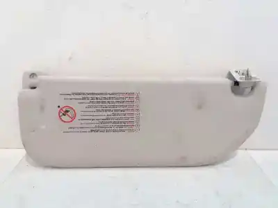 Second-hand car spare part right sunshade for citroen c-elysée seduction oem iam references 98104701bj