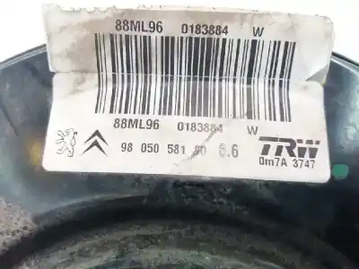 Second-hand car spare part brake servo for citroen c-elysée seduction oem iam references 1609894980 88ml960183884w 9805058180