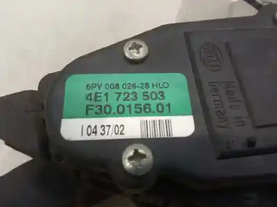 Автозапчасти б/у педальный потенциометр за audi a8 (4e2) 3.7 quattro ссылки oem iam 4e1723503  f30015601