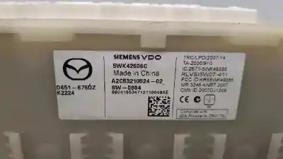 Second-hand car spare part ecu engine control for mazda 2 lim. (de) 1.5 sportive oem iam references 5wk42606c  a2c53210524