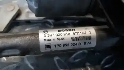 Peça sobressalente para automóvel em segunda mão motor do limpa para brisas por seat leon (1p1) 2.0 tdi 16v referências oem iam 1p0955120a  