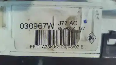 Автозапчастина б/у контроль опалення / кондиціонації для renault clio iii exception посилання на oem iam 030967w  