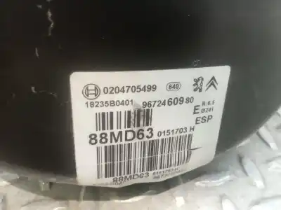 Pezzo di ricambio per auto di seconda mano servo freio per citroen ds3 1.2 12v e-thp riferimenti oem iam 0204705499  9672460980
