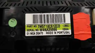 Second-hand car spare part climate control for ford focus lim. (cb4) trend oem iam references 7m5t18c612cd  w4ka39866
