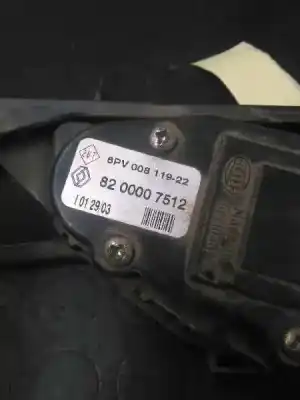 Second-hand car spare part accelerator pedal for renault espace iv (jk0) grand espace expression oem iam references 8200007512 8200007512 6pv00811922