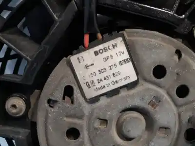 Peça sobressalente para automóvel em segunda mão termoventilador elétrico do radiador de ar condicionado por opel zafira a 2.0 dti referências oem iam 9133342 24431829 0130303840