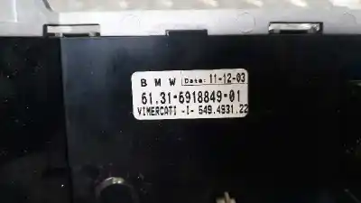 Second-hand car spare part headlights switch for bmw serie 7 (e65/e66) 4.0 740d oem iam references 61316911516  6131691884901