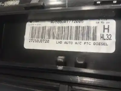 Second-hand car spare part full normal heating for nissan qashqai / qashqai +2 i (j10, nj10, jj10e) 1.5 dci oem iam references a35200a7772001