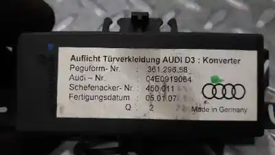 Автозапчасти б/у блок управления двигателем за audi a8 (4e2) 3.0 v6 24v tdi ссылки oem iam 4e0919064  36129658