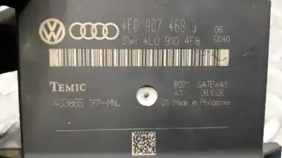 Автозапчасти б/у блок управления двигателем за audi a8 (4e2) 3.0 v6 24v tdi ссылки oem iam 4e0907468g  4l0910468