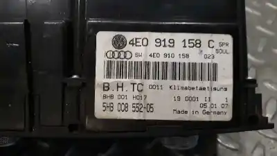 Автозапчасти б/у климат-контроль за audi a8 (4e2) 3.0 v6 24v tdi ссылки oem iam 4e0919158c  