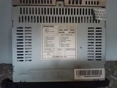 Second-hand car spare part audio system / radio cd for ssangyong actyon 2.0 td cat oem iam references 8910009101  mcd6000ce2