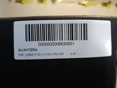 Tweedehands auto-onderdeel handschoenenkastje voor fiat linea (323_, 110_) 1.3 d multijet (323axb11 323axb1a) oem iam-referenties 