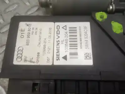 Peça sobressalente para automóvel em segunda mão motor elevador vidro traseiro esquerdo por audi a4 avant (8e) 2.0 tdi referências oem iam 8e0959801e  5wk49204c