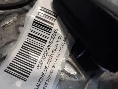 Second-hand car spare part right rear seat belt buckle for mercedes-benz clase a (w169) 2.0 cdi cat oem iam references 
