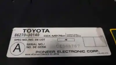 Автозапчасти б/у аудиосистема / радио cd за lexus gs (gs/us/ws19) 4.3 v8 32v cat ссылки oem iam 8627030140  