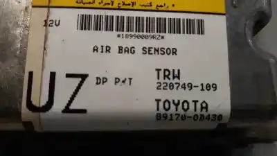 Автозапчасти б/у комплект подушки безопасности за toyota yaris (ksp9/scp9/nlp9) 1.4 turbodiesel cat ссылки oem iam 89170od430  